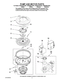 08 - Pump And Motor Parts parts for Maytag Dishwasher MDBH955AWS1 from AppliancePartsPros.com
