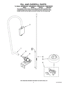 06 - Fill And Overfill Parts parts for Maytag Dishwasher MDBH968AWS1 from AppliancePartsPros.com