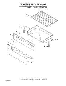 06 - Drawer & Broiler Parts parts for Maytag Range MGR7665WB0 from AppliancePartsPros.com