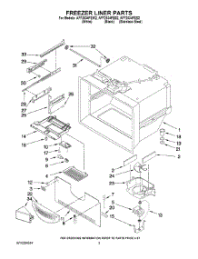 02 - Freezer Liner Parts parts for Maytag Refrigerator AFF2534FEW2 from AppliancePartsPros.com