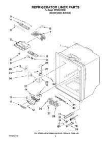 03 - Refrigerator Liner Parts parts for Maytag Refrigerator MFD2562VEM2 from AppliancePartsPros.com