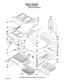 06 - Shelf Parts parts for Maytag Refrigerator MFD2562VEM2 from AppliancePartsPros.com