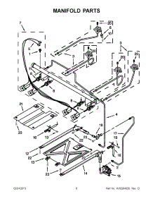 03 - Manifold Parts parts for Maytag Range MGR7662WS1 from AppliancePartsPros.com