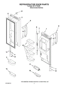 04 - Refrigerator Door Parts parts for Maytag Refrigerator MFT2771WEM1 from AppliancePartsPros.com