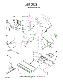 05 - Unit Parts parts for Maytag Refrigerator MFT2771WEM1 from AppliancePartsPros.com