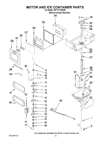 07 - Motor And Ice Container Parts parts for Maytag Refrigerator MFT2771WEM1 from AppliancePartsPros.com