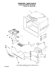02 - Freezer Liner Parts parts for Maytag Refrigerator MBR1953WES1 from AppliancePartsPros.com