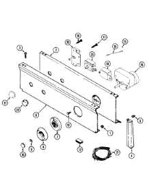 03 - Control Panel parts for Maytag Dryer LDG4914AAE from AppliancePartsPros.com
