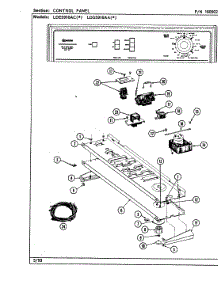 03 - Control Panel parts for Maytag Dryer LDG5910AAW from AppliancePartsPros.com