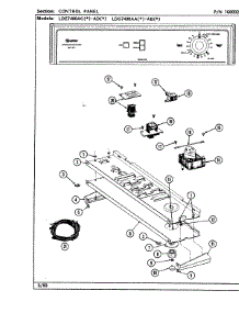 03 - Control Panel parts for Maytag Dryer LDG7400ABW from AppliancePartsPros.com