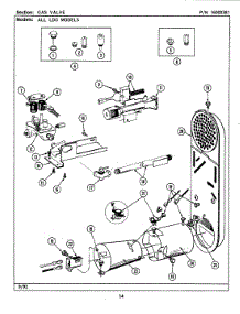 05 - Gas Valve parts for Maytag Dryer LDG7480AAL from AppliancePartsPros.com