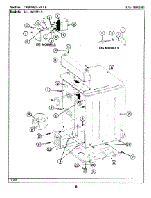 02 - Cabinet-Rear parts for Maytag Dryer LDG7480AAW from AppliancePartsPros.com
