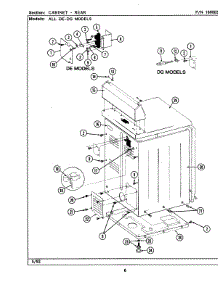 03 - Cabinet-Rear (Lde7500ace,Ade) & (Ldg) parts for Maytag Dryer LDG7500AAE from AppliancePartsPros.com
