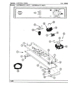 03 - Control Panel parts for Maytag Dryer LDG7800AAL from AppliancePartsPros.com