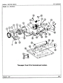 06 - Motor Drive parts for Maytag Dryer LDG8200AAE from AppliancePartsPros.com