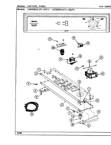 04 - Control Panel (Ldg8200aaw,Aal,Abl,Abw) parts for Maytag Dryer LDG8200AAW from AppliancePartsPros.com