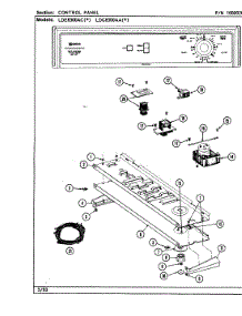 03 - Control Panel parts for Maytag Dryer LDG8300AAL from AppliancePartsPros.com