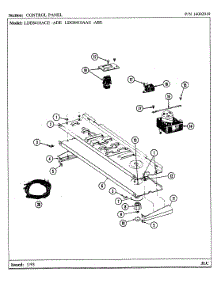 04 - Control Panel parts for Maytag Dryer LDG8410ABL from AppliancePartsPros.com