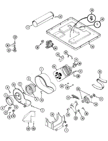 06 - Motor Drive parts for Admiral Dryer LDG8426GGE from AppliancePartsPros.com
