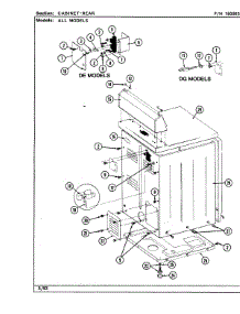 02 - Cabinet-Rear parts for Maytag Dryer LDG8500AAL from AppliancePartsPros.com