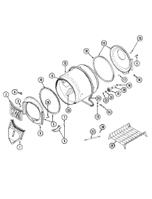 08 - Tumbler parts for Maytag Dryer LDG8506AAM from AppliancePartsPros.com