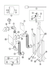 05 - Ducting parts for Maytag Dryer LDG8704AAE from AppliancePartsPros.com