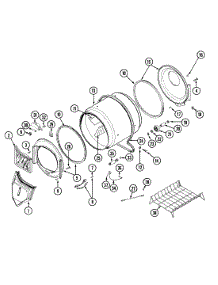 08 - Tumbler parts for Maytag Dryer LDG8706AAM from AppliancePartsPros.com