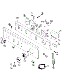 03 - Control Panel (Lde8824acm & Ldg8824aam) parts for Maytag Dryer LDG8824AAM from AppliancePartsPros.com