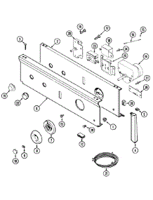 03 - Control Panel parts for Maytag Dryer LDG9304ABE from AppliancePartsPros.com