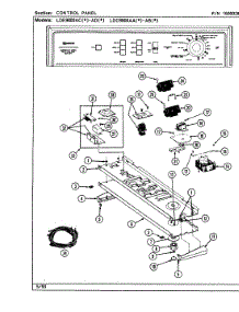 03 - Control Panel parts for Maytag Dryer LDG9800AAW from AppliancePartsPros.com