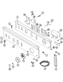 03 - Control Panel parts for Maytag Dryer LDG9804AAE from AppliancePartsPros.com