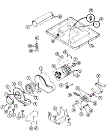07 - Motor Drive parts for Maytag Dryer LDG9904AAE from AppliancePartsPros.com