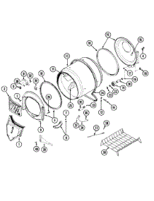 08 - Tumbler (Lde9904acm & Ldg9904aam) parts for Maytag Dryer LDG9904AAM from AppliancePartsPros.com