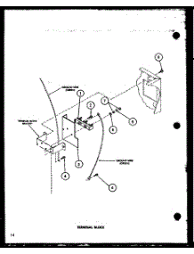 09 - Terminal Block parts for Amana Dryer LE1102 / P7762215W from AppliancePartsPros.com