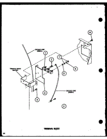 09 - Terminal Block parts for Amana Dryer LE2400 / P7762202W from AppliancePartsPros.com