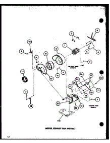 05 - Motor parts for Amana Dryer LE2402 / P7762227W from AppliancePartsPros.com