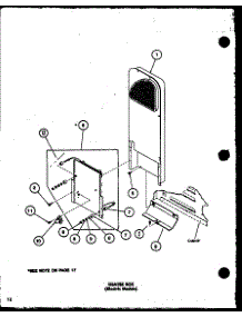 03 - Heater Box (Electric Models) parts for Amana Dryer LE2502 / P7762229W from AppliancePartsPros.com