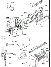20 - Rear Blkhd / Felt Seal / Cyl Roller & Term parts for Amana Dryer LE4207L2 / PLE4207L2 from AppliancePartsPros.com