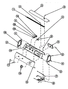 06 - Graphic Panel, Control Hood And Controls parts for Amana Dryer LE8207L3 / PLE8207L3 from AppliancePartsPros.com