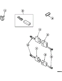 13 - Terminals parts for Amana Dryer LE8207W2B / PLE8207W2 B from AppliancePartsPros.com