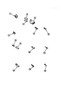 21 - Terminals parts for Amana Dryer LE8407L2 / PLE8407L2 from AppliancePartsPros.com