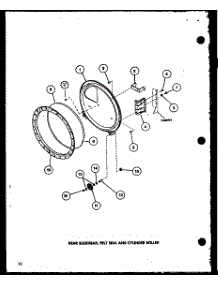 08 - Rear Bulkhead parts for Amana Dryer LE9002 / P7804813W from AppliancePartsPros.com