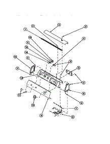 05 - Graphic Panel, Control Hood And Controls parts for Amana Dryer LE9207L2 / PLE9207L2 from AppliancePartsPros.com