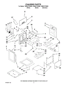 03 - Chassis Parts parts for Maytag Range YMERH770WS0 from AppliancePartsPros.com