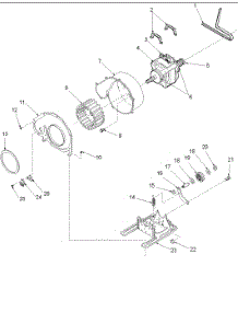 06 - Motor And Fan Assemblies parts for Amana Dryer LED20AW / PLED20AW from AppliancePartsPros.com