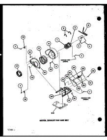05 - Motor parts for Amana Dryer LED250 / P7762207W from AppliancePartsPros.com