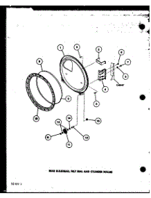 08 - Rear Bulkhead parts for Amana Dryer LED250 / P7762207W from AppliancePartsPros.com