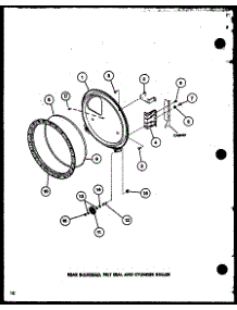 07 - Rear Bulkhead parts for Amana Dryer LED302 / P7762221W from AppliancePartsPros.com