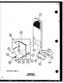 03 - Heater Box (Electric Models) parts for Amana Dryer LED302 / P77622221 W from AppliancePartsPros.com