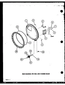 08 - Rear Bulkhead parts for Amana Dryer LED450 / P7762233W from AppliancePartsPros.com